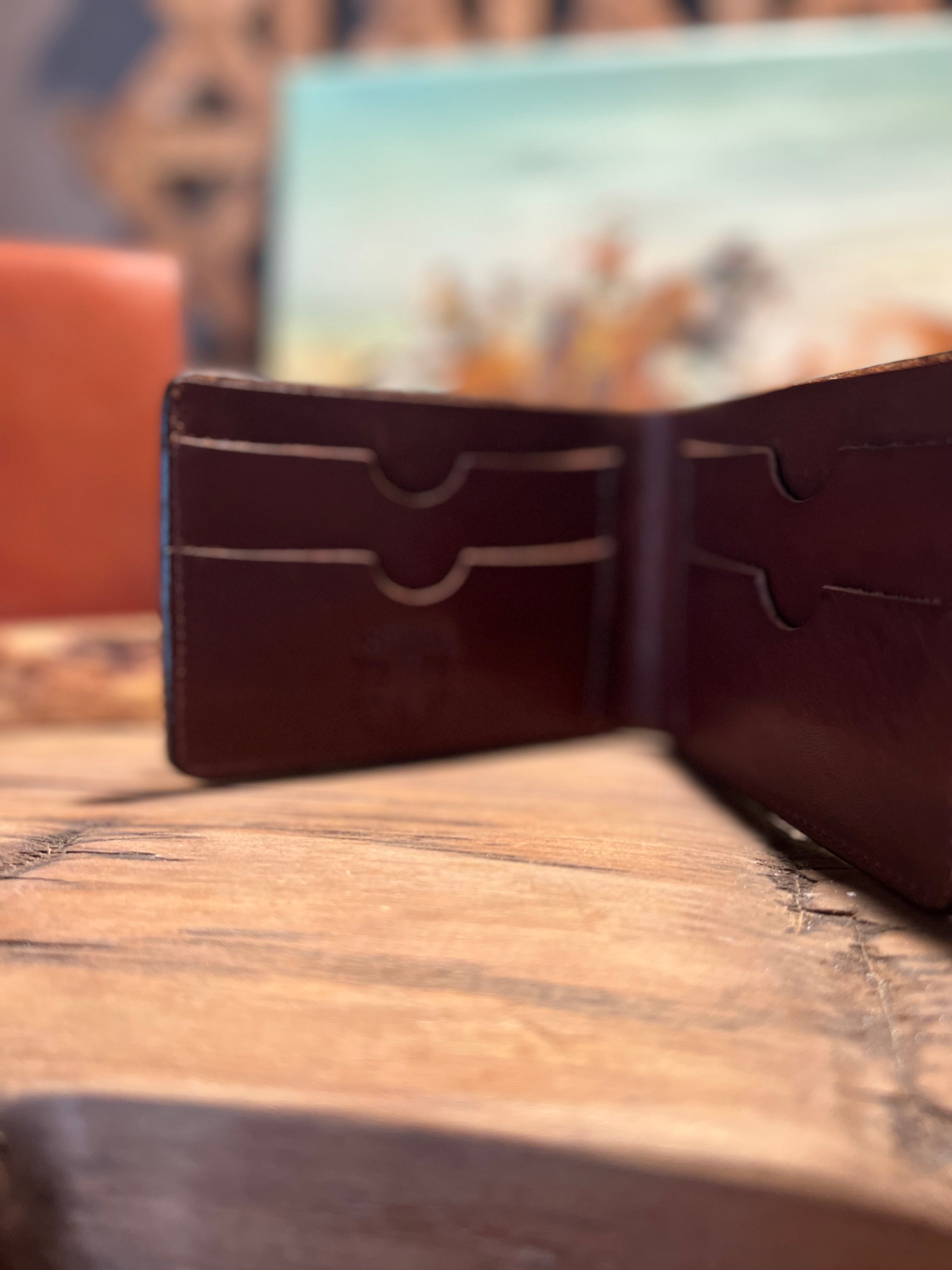 Bifold Leather Wallet for Men Rio Latigo Brown
